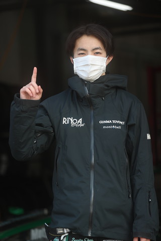 ポールポジションを獲得した佐藤樹（群馬トヨペットTeam RiNoA ED）