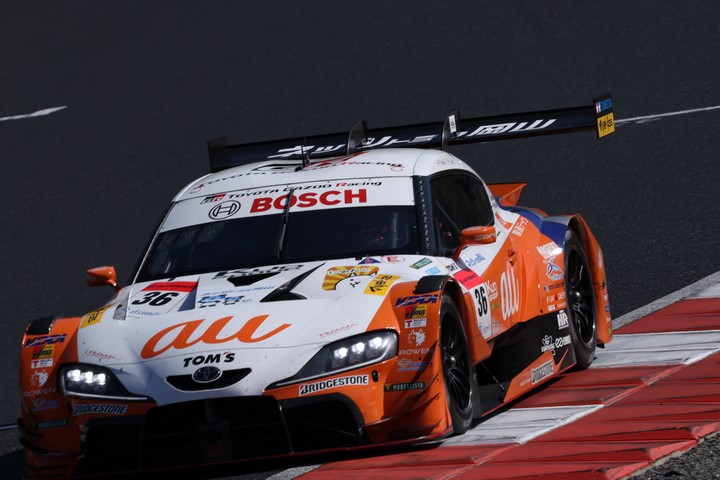 GT500クラス決勝2位は関口雄飛／坪井翔組（au TOM'S GR Supra）