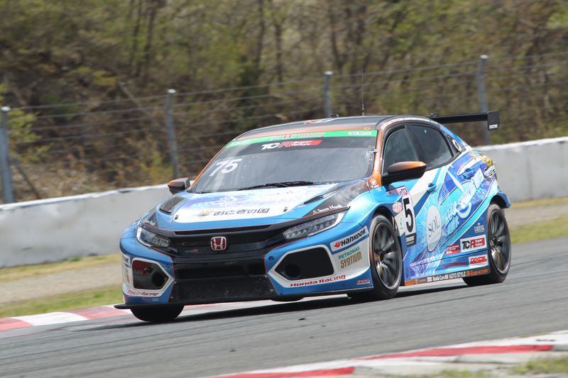 グループ1決勝: ST-TCRクラス優勝は塚田利郎／蘇武喜和／霜野誠友／清瀧雄二組（75号車・おとぎの国CIVIC TCR）