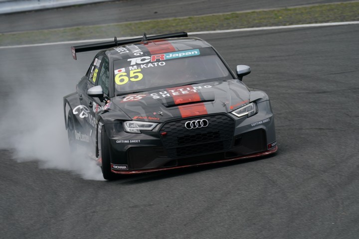 トラブルに見舞われた加藤正将（Audi Team Mars）