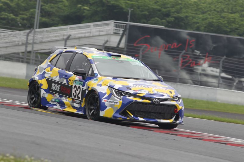 富士に登場した水素エンジン搭載のORC ROOKIE Corolla H2 concept