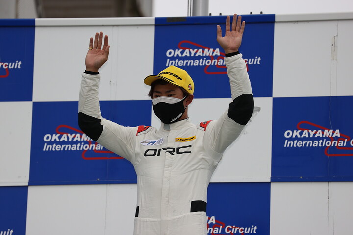 優勝した片山義章（KATAYAMA YOSHIAKI）