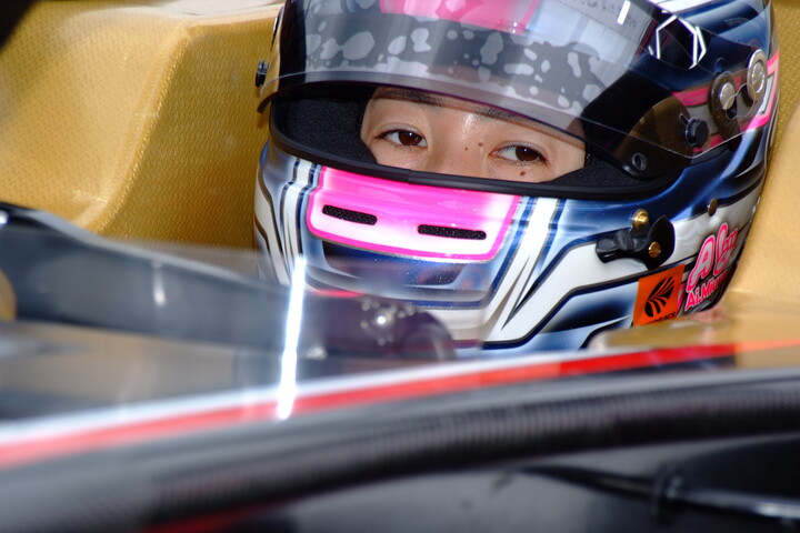 決勝4位の三浦愛（Super License）