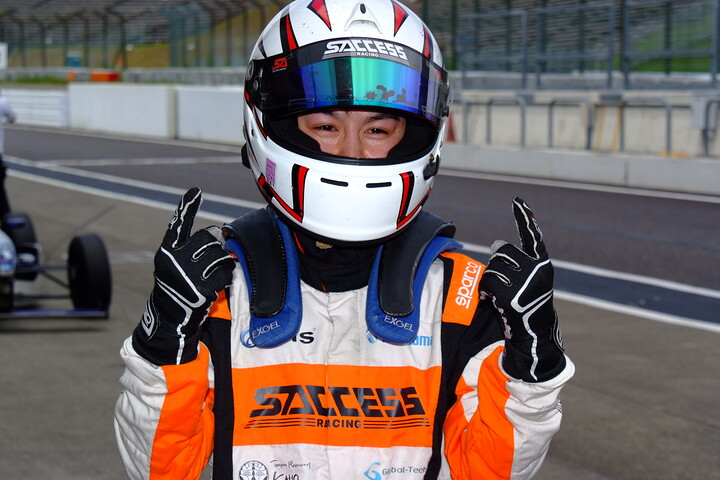 優勝した上野大哲（SACCESS RACING ES）