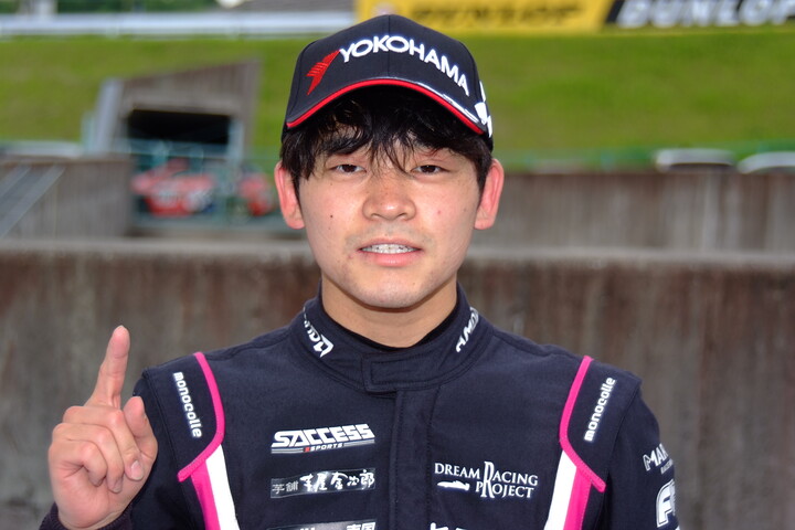 優勝した岡本大地（FTK・レヴレーシングガレージ）