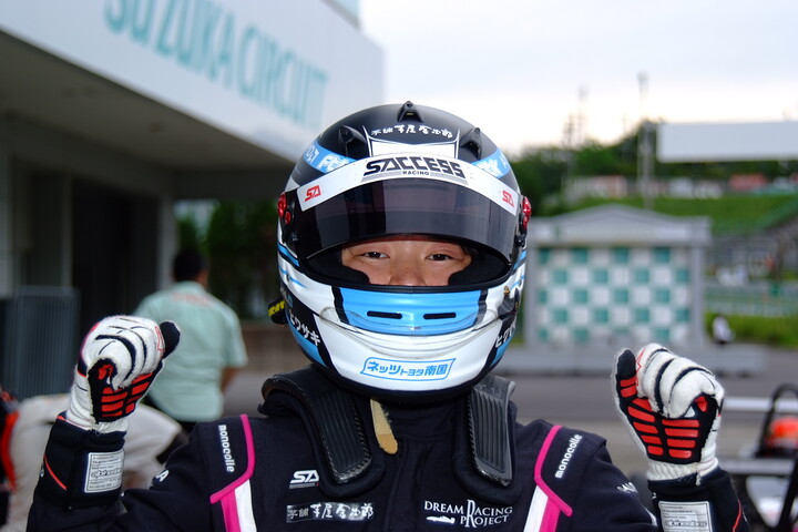 優勝した岡本大地（FTK・レヴレーシングガレージ）