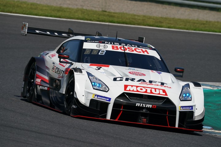 公式練習: GT500クラストップタイムの平手晃平／千代勝正組（3号車・CRAFTSPORTS MOTUL GT-R）