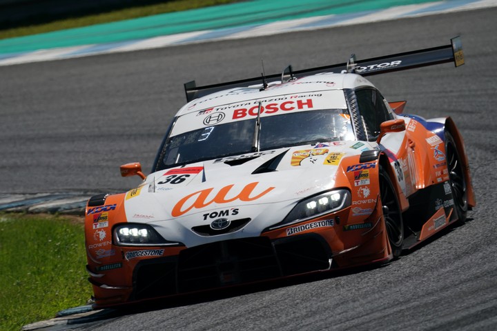 GT500クラス決勝3位は関口雄飛／坪井翔組（au TOM'S GR Supra）