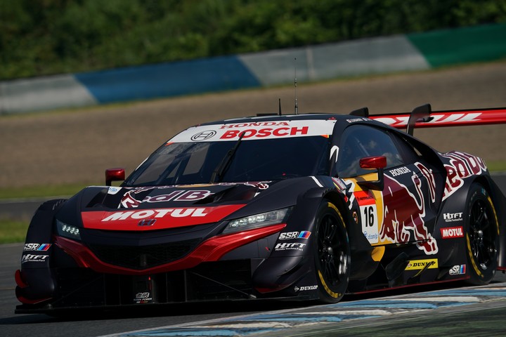 ノックアウトQ1: 笹原右京／大湯都史樹組（Red Bull MOTUL MUGEN NSX GT）