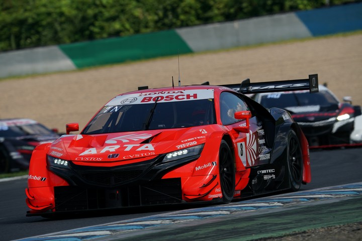 ノックアウトQ1: 野尻智紀／福住仁嶺組（ARTA NSX-GT）
