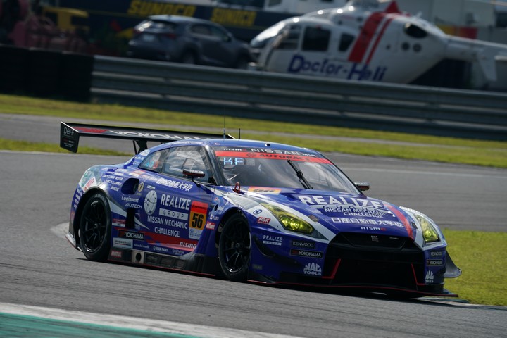 ノックアウトQ2: 藤波清斗／ジョアオ・パオロ・デ・オリベイラ組（リアライズ 日産自動車大学校GT-R）