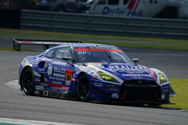 ノックアウトQ2: 藤波清斗／ジョアオ・パオロ・デ・オリベイラ組（リアライズ 日産自動車大学校GT-R）