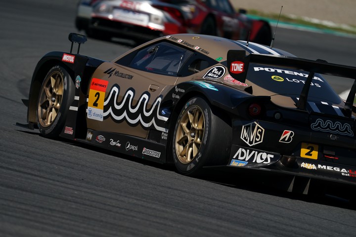 決勝レース: 加藤寛規／阪口良平組（muta Racing Lotus MC）
