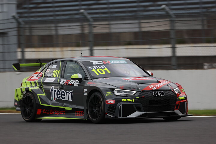 予選2位は藤井優紀（Audi Team Hitotsuyama）