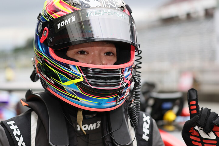 優勝した古谷悠河（TOM'S YOUTH）