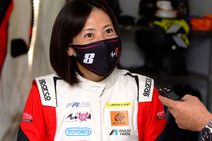 優勝した三浦愛（Team Super License）