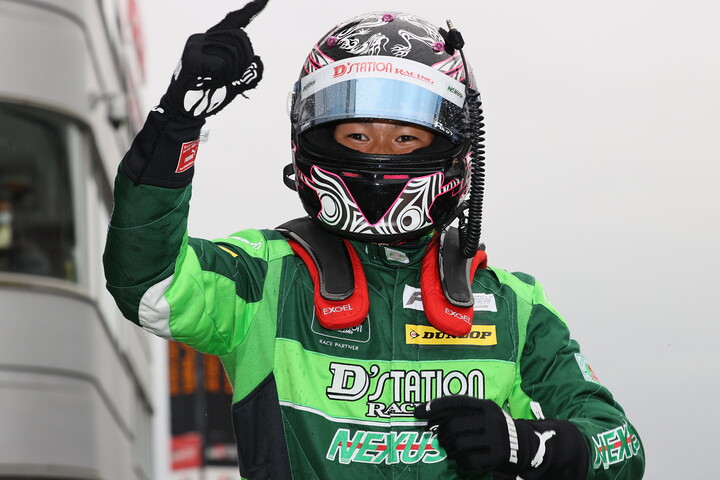 優勝した澤龍之介（D'station Racing）