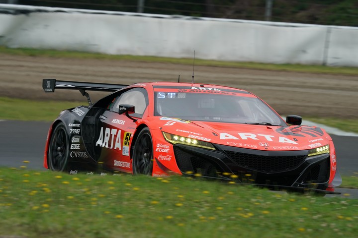 公式練習: GT300クラス2位は高木真一／佐藤蓮組（ARTA NSX GT3）