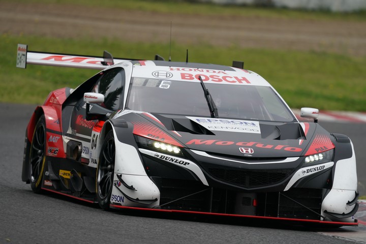 公式練習: GT500クラス3位は伊沢拓也／大津弘樹組（Modulo NSX-GT）