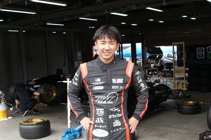 ポールポジションの徳升広平（フジタ薬局アポロ電工高山短大）