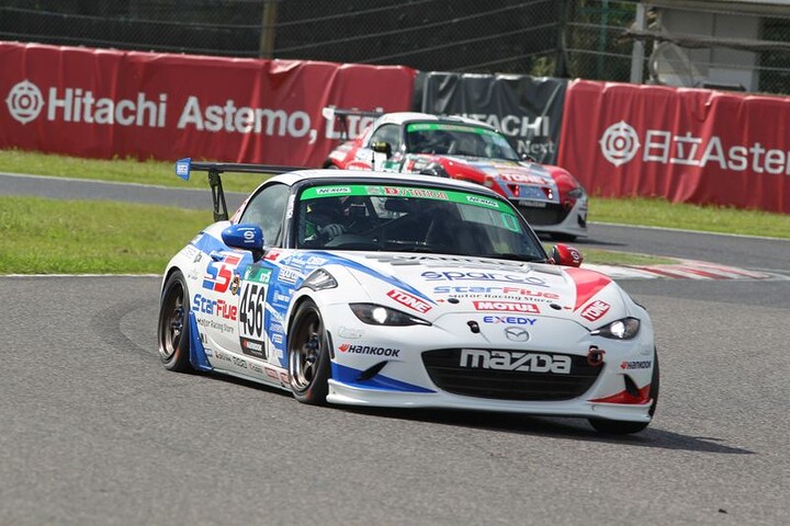 ST-5クラスポールポジションは橋本陸／貫戸幸星／大崎達也／勝木崇文組（456号車・odula Start5 Roadster）