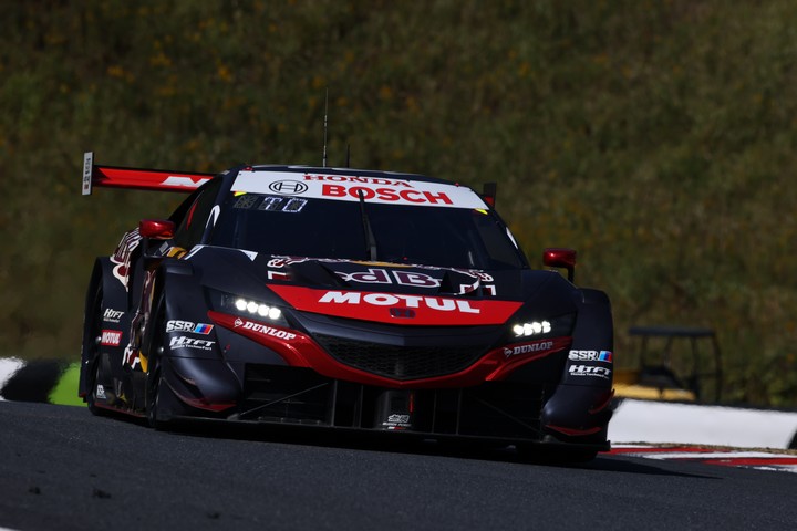 公式練習：GT500クラス2位は16号車Red Bull MOTUL MUGEN NSX GT（笹原右京／大湯都史樹）
