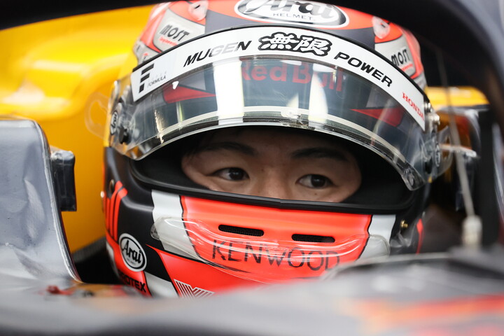 ポールポジションを獲得した大津弘樹（Red Bull MUGEN Team Goh）