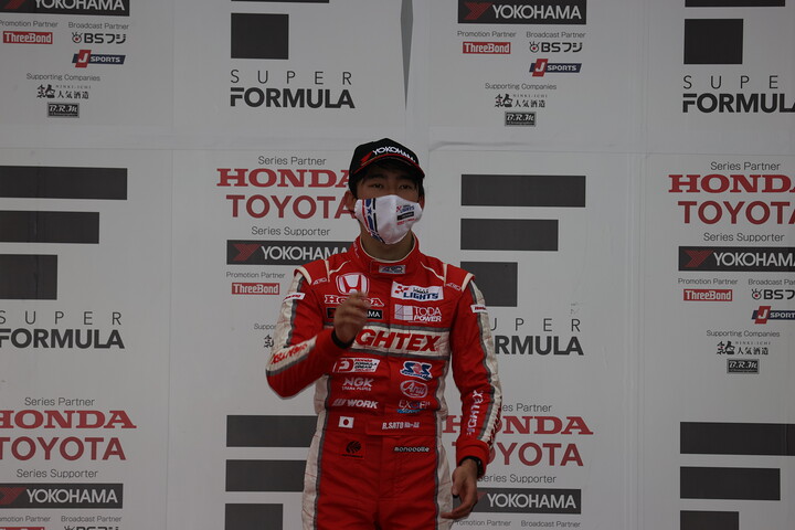 決勝2位の佐藤蓮（TODA RACING）