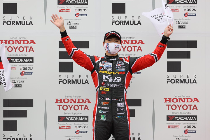 決勝3位の小高一斗（TOM'S）