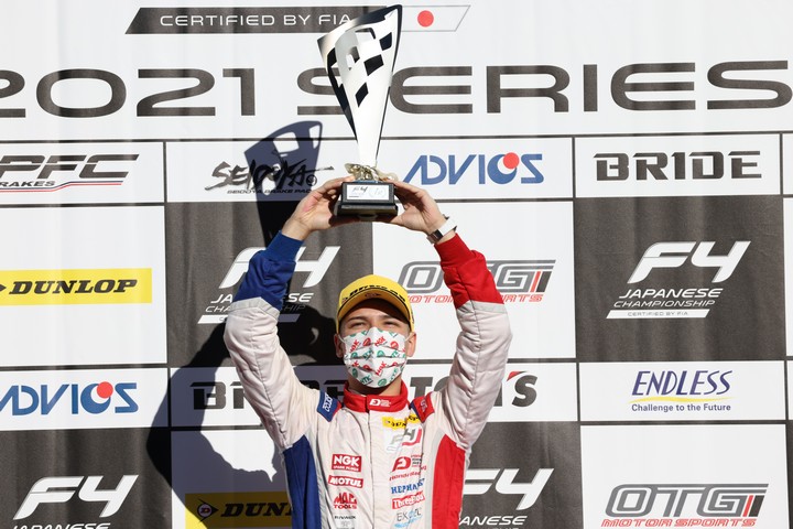 優勝した木村偉織（Hondaフォーミュラ・ドリーム・プロジェクト）