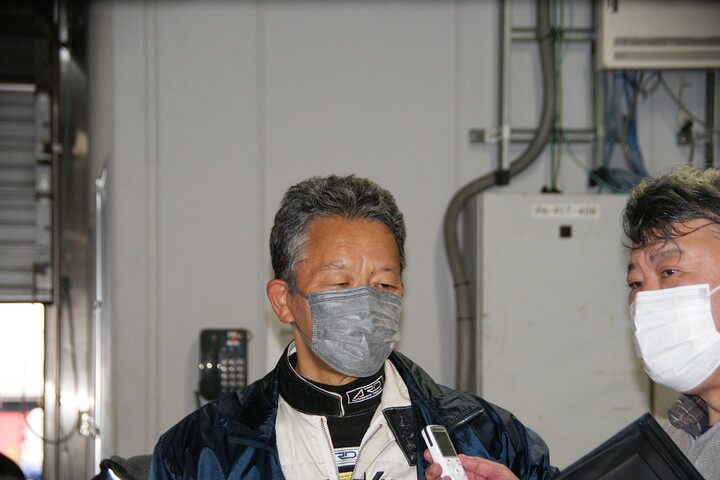 予選3位でジェントルマンクラスポールポジションのハンマー伊澤（令和雪合戦ハンマーR☆ハヤテ）