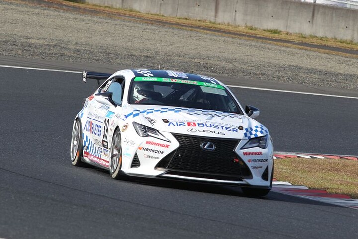 ST-3クラスポールポジションのエアーバスターWinmax RC350 TWS（冨林勇佑／大島和也／石井宏尚）