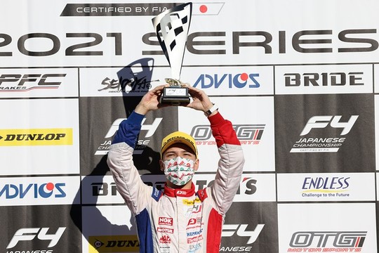 優勝した木村偉織（Hondaフォーミュラ・ドリーム・プロジェクト）