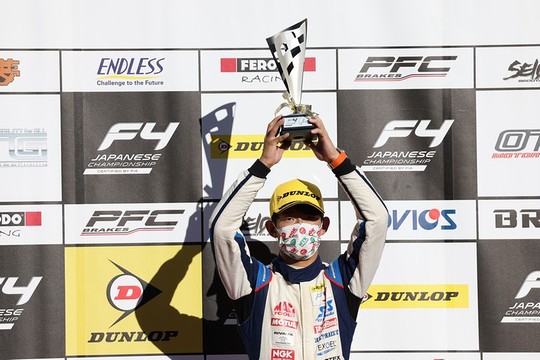 決勝3位の太田格之進（Hondaフォーミュラ・ドリーム・プロジェクト）