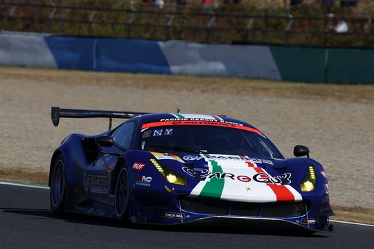 公式練習: GT300クラストップタイムはPACIFIC NAC CARGUY Ferrari(ケイ・コッツォリーノ/横溝直輝) 公式練習: GT300クラストップタイムはPACIFIC NAC CARGUY Ferrari(ケイ・コッツォリーノ/横溝直輝)