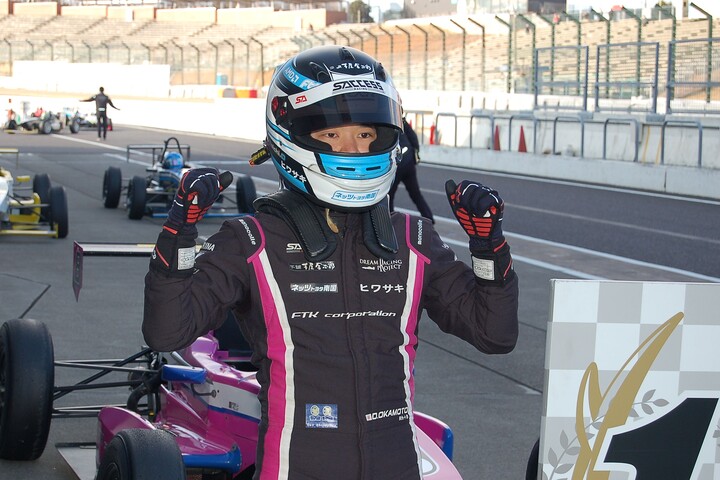 優勝した岡本大地（FTK・レヴレーシングガレージ）