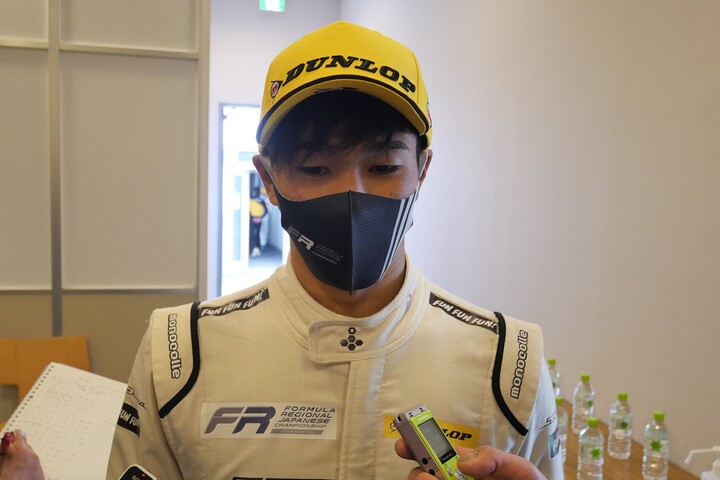 優勝した澤龍之介（SUTEKINA RACING TEAM）