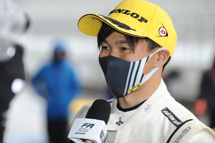 優勝した澤龍之介（SUTEKINA RACING TEAM）