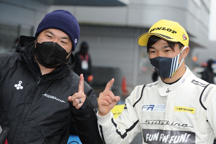 優勝した澤龍之介（SUTEKINA RACING TEAM）