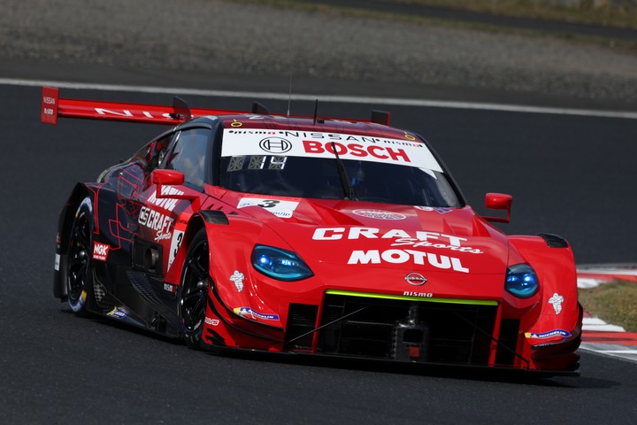 公式練習: GT500クラス3位はCRAFTSPORTS MOTUL Z（千代勝正／高星明誠）