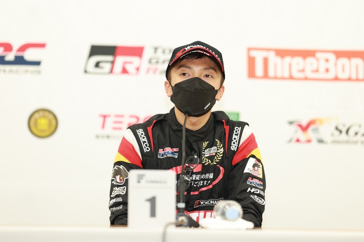 ポールポジションの野尻智紀（TEAM MUGEN）