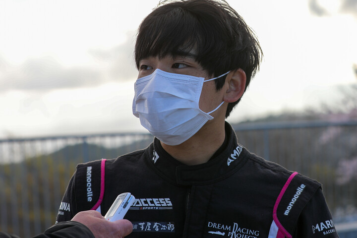 優勝した岡本大地（FTKレヴレーシングガレージ）