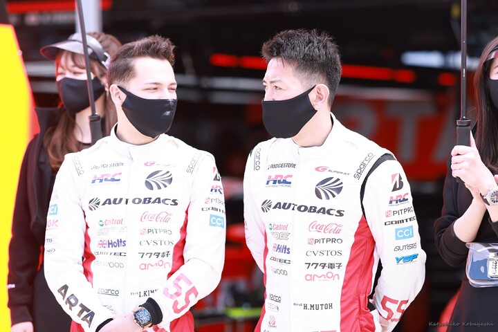 ドライバーアピアランス: 木村偉織と武藤英紀（ARTA）