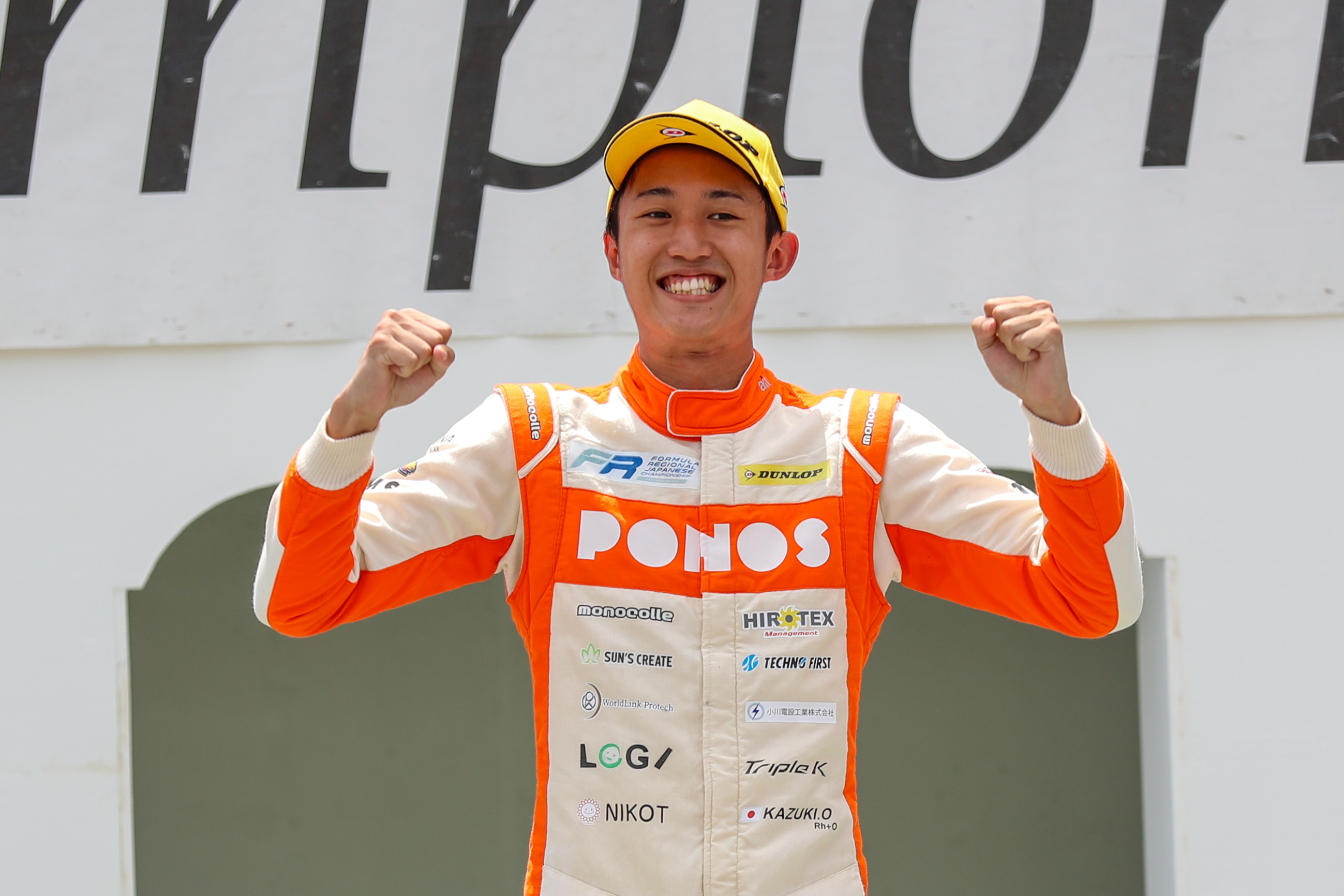 優勝した大木一輝（TOM'S FORMULA）