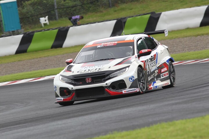 ST-TCRクラスポールポジションは97号車Racer HFDP CIVIC（遠藤光博／中野信治／三井優介／西村和真）