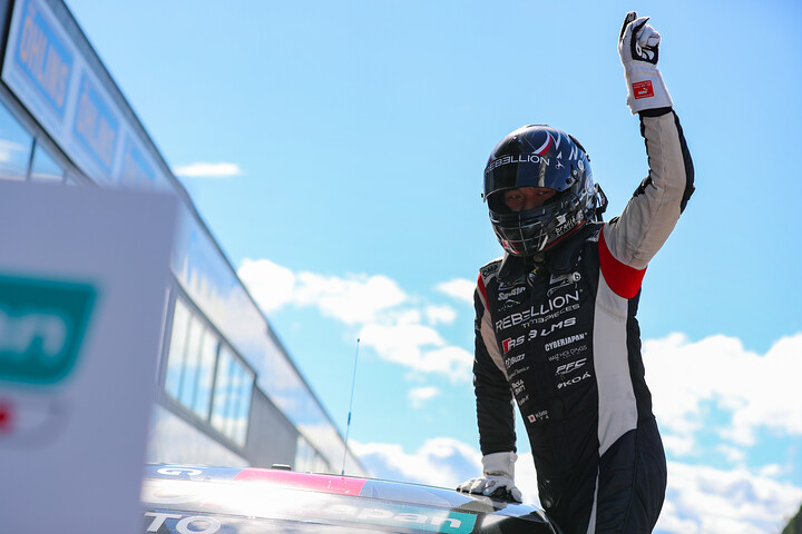 優勝した加藤正将（Audi Team Mars）