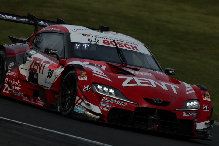 GT500クラス予選2位はZENT CERUMO GR Supra（立川祐路／石浦宏明）