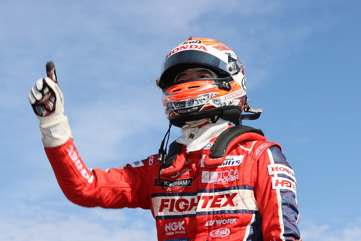 優勝した太田格之進（TODA RACING）