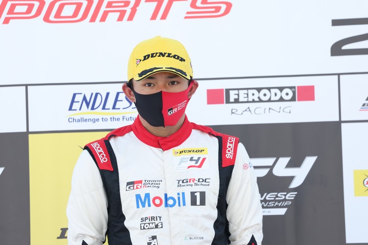 決勝2位の荒川麟（TGR-DC Racing School）