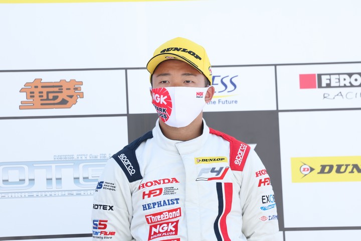 決勝3位の三井優介（Hondaフォーミュラ・ドリーム・プロジェクト）